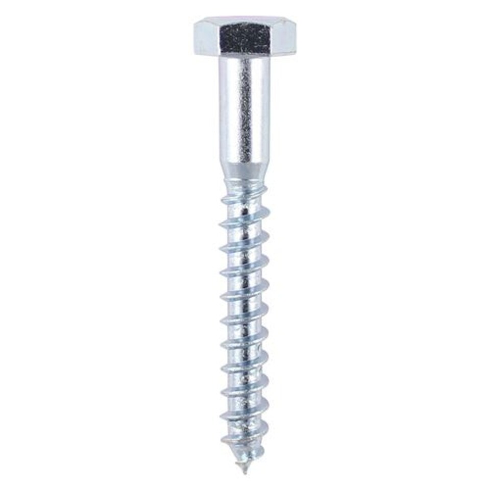 image 1 of Timco - Coach Screws - Hex - Zinc (Size 10.0 x 70 - 100 Pieces)