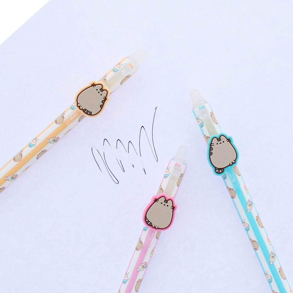 image 1 of Pusheen Erasable Gel Pen - Set of 3