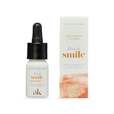 Green People Alexandra Kay Time to Smile Essential Oil Blend - Uplifting Lemon Aromatherapy - Vegan, Cruelty Free, 10ml
