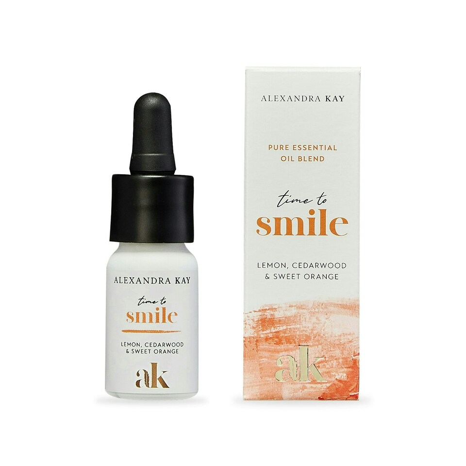 image 1 of Green People Alexandra Kay Time to Smile Essential Oil Blend - Uplifting Lemon Aromatherapy - Vegan, Cruelty Free, 10ml