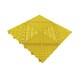 image 2 of Modular Interlocking Ribbed Vented Garage Floor Tiles - Yellow | Yellow | Yellow