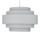 image 2 of Pair of Light Grey 5 Tier Light Shades | Grey | Large | 2