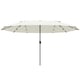 image 1 of Outsunny 4.4m Double-Sided Sun Umbrella Patio Parasol Solar Lights