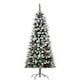 image 1 of HOMCOM 5FT Artificial Christmas Tree Xmas Indoor Decoration w/ Pinecone