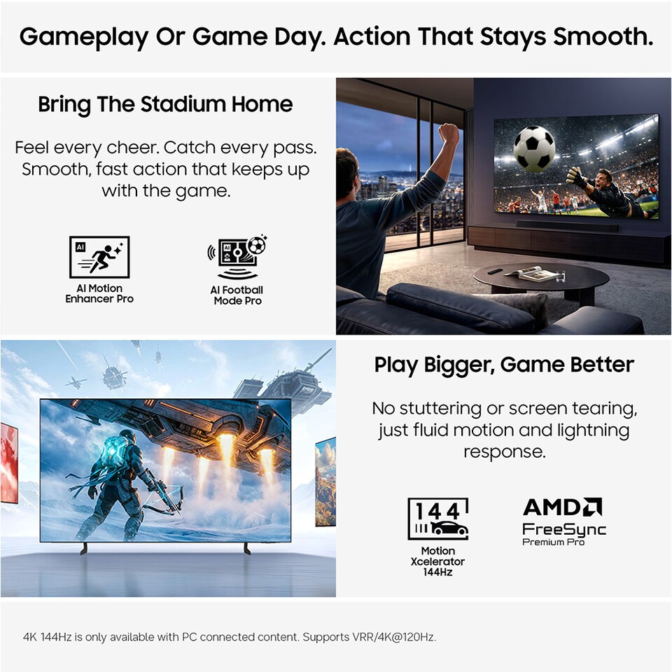 image 1 of Samsung QE85LS03HW 85" Frame Pro Vision AI 4K TV