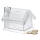image 3 of MidOcean Mybank House Plastic Money Box - Transparent - One Size