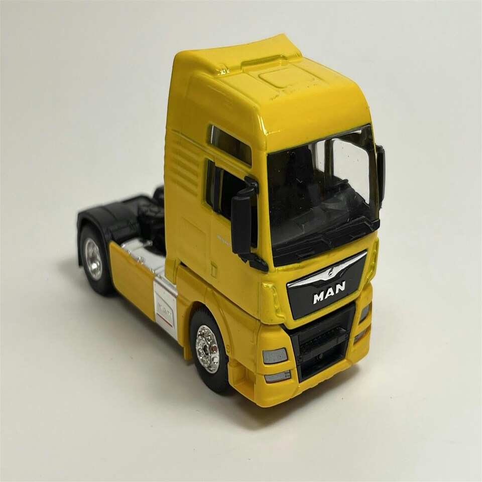 image 1 of Man TGX XXL Yellow 1:64 Scale Welly Truck Tractor 68010S