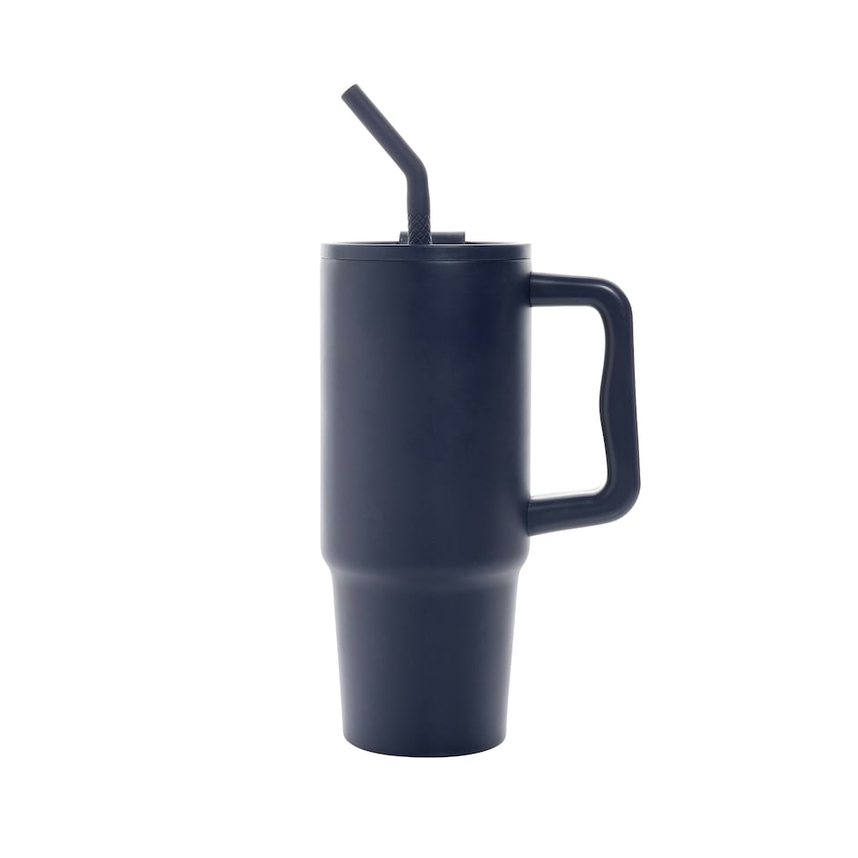 image 1 of XD Collection Embrace Deluxe Recycled Stainless Steel 900ml Tumbler - Navy - One Size