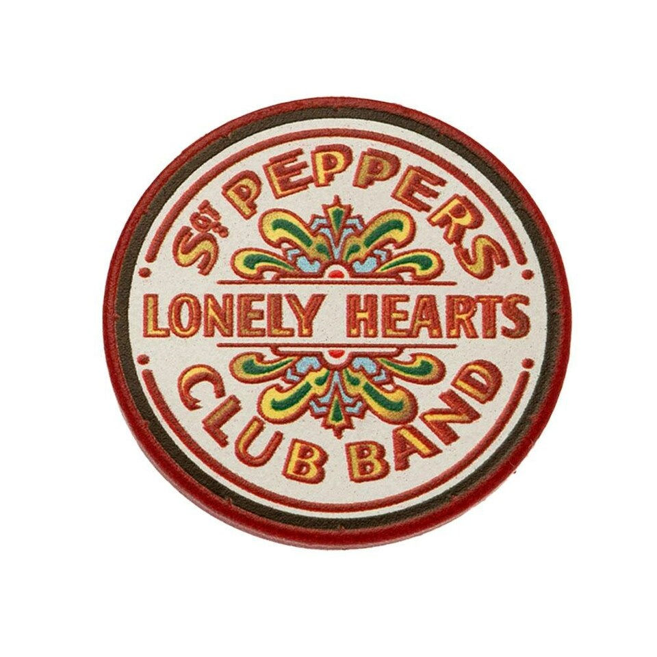 The Beatles Sgt Pepper Badge - Red/Yellow/White - One Size
