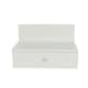 image 5 of Pair of Kelly Wall-Mounted Bedside Cabinets with Drawer - Modern Floating Bedside Tables | White | White | One Size | 2