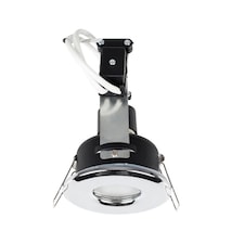 ValueLights 6 Pack IP65 Chrome Downlights Warm White Bulbs | Chrome