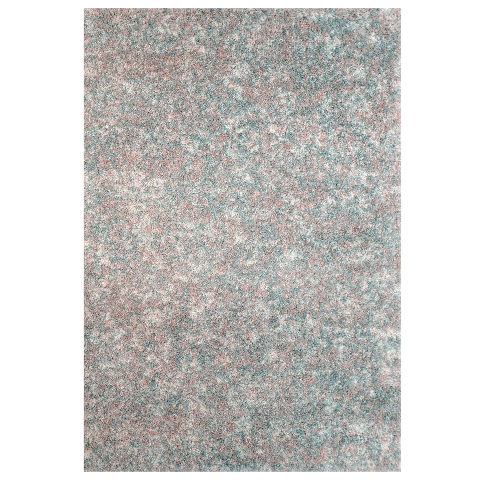 image 1 of KUKOON Soft Mottled Light Blue Shaggy Rug – Cozy Deep Pile Modern Area Carpet for Living Room & Bedroom 60cm x 240cm
