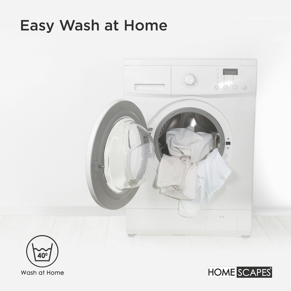 image 1 of Homescapes Standard Size Quilted Pillow Protector - Pack of 4 | White | Standard