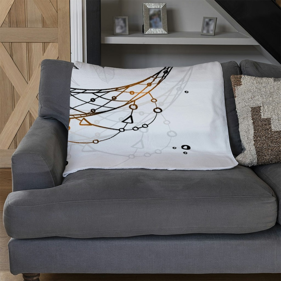 image 1 of Dream Catcher with Crescent Moon (Blanket)