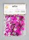 image 5 of 25th Birthday Confetti Pink & Silver 4 pack x 14 grams birthday decoration Foil Metallic 4 pack