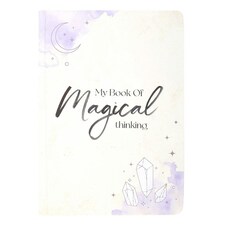 Something Different My Book Of Magical Thinking A5 Notebook - White/Black/Purple - One Size