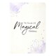 image 1 of Something Different My Book Of Magical Thinking A5 Notebook - White/Black/Purple - One Size