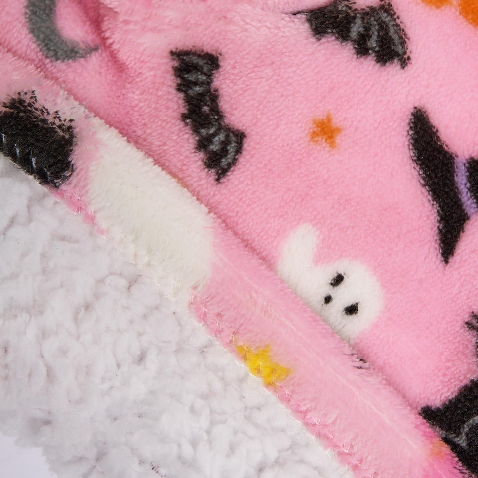 image 1 of OHS Halloween Print Dog Hoodie Spooky Pet Sweater