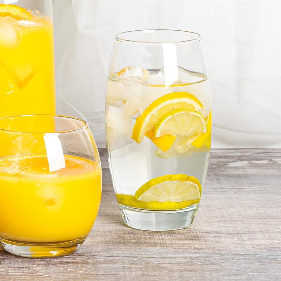 image 1 of Argon Tableware 12 Piece Tondo Glassware Set - Clear | Clear | Clear