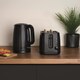 image 2 of Hamilton Beach Stealth Kettle & Toaster Set Black