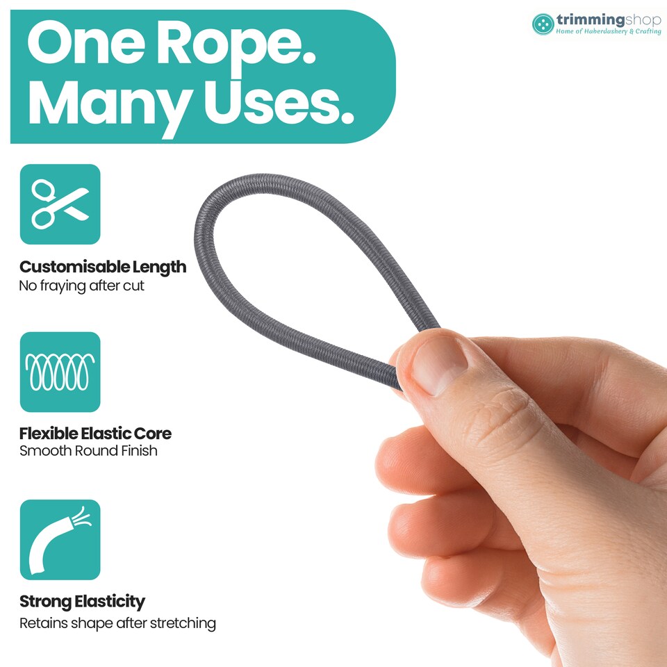 image 1 of 4mm Bungee Shock Cord, 25 Metres Camping Kayaks Tarpaulin