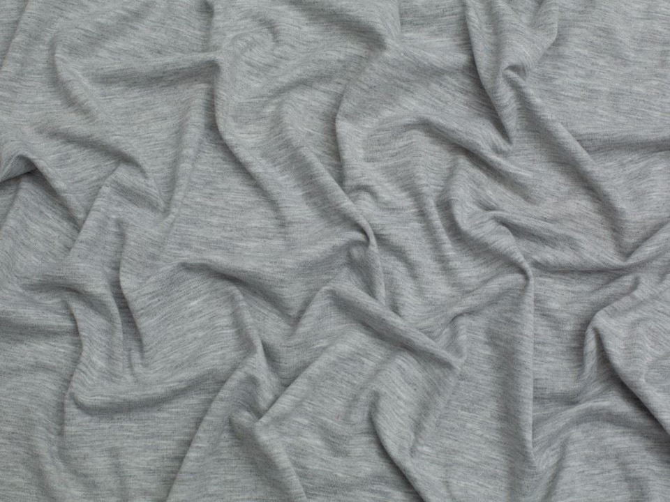 Minerva Core Range Grey Luxury Viscose Jersey Stretch Knit Fabric for Dressmaking, 155cm / 61" Wide - per metre