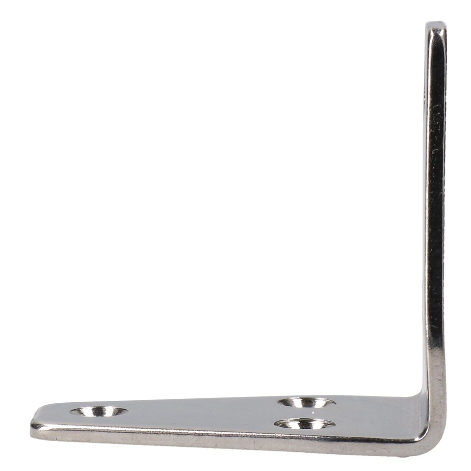 image 1 of Marine Angle Bracket 90 Degree Brace Marine Stainless Steel 56mm x 35mm 2PK