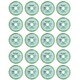 image 1 of 115mm 4.5" 1.2mm Turbo Diamond Ceramic Tile Cutting Disc for Angle Grinders 20pk