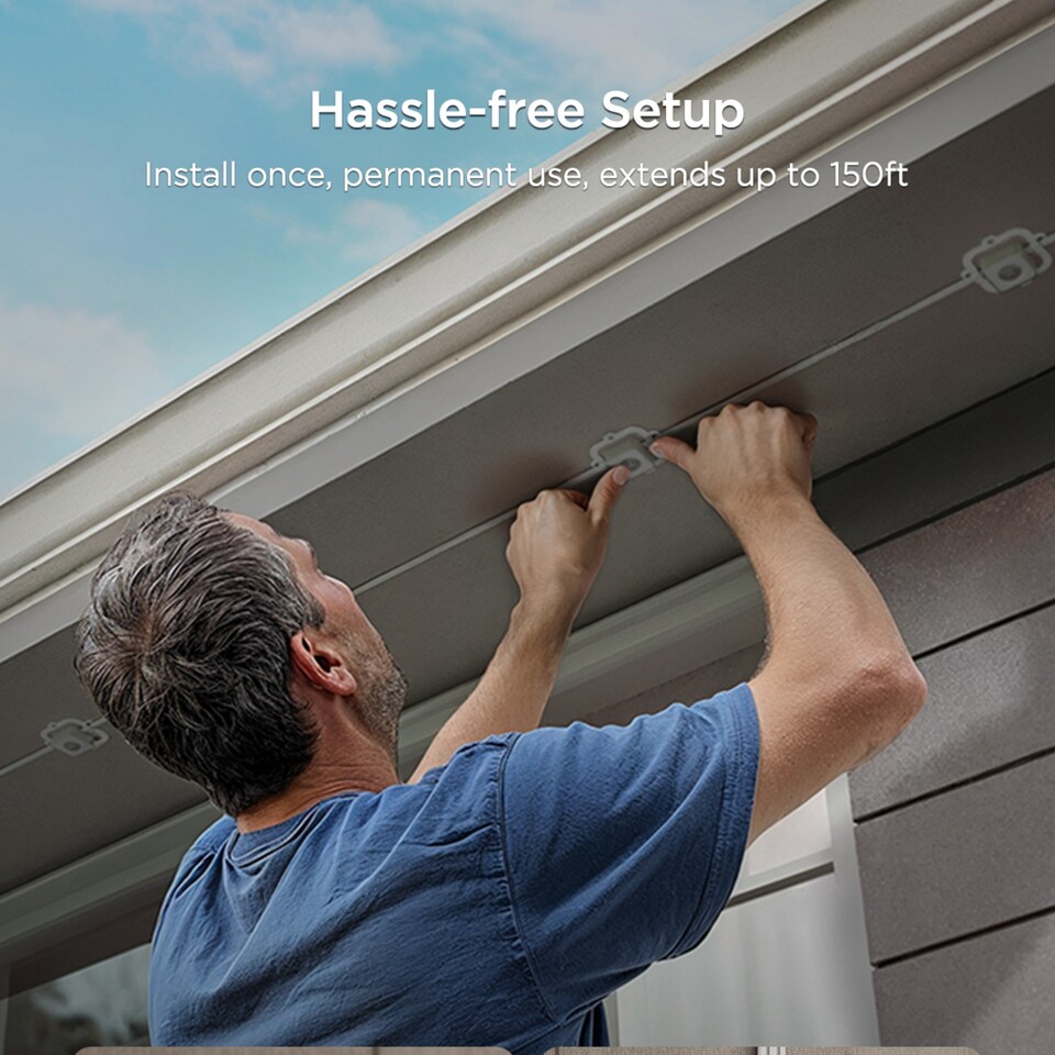 image 1 of GOVEE PERMANTENT OUTDOOR LIGHTS 15M IP67