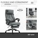 image 6 of Vinsetto Executive Office Chair with Vibration Massage Pillow USB Power Wheels