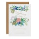image 1 of Traditional Floral Design with Heartfelt Verse Wedding Congratulations Card