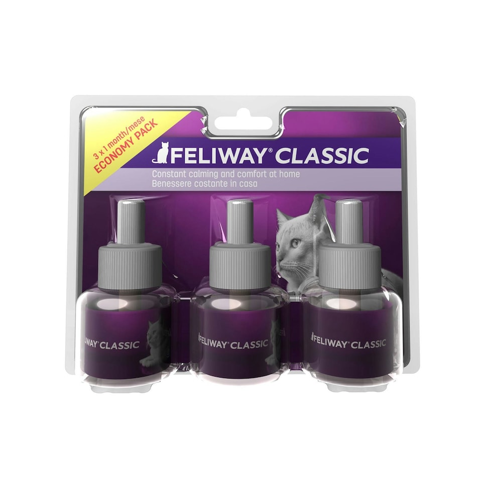 image 1 of Feliway Classic Refill Pack For Cats - 48ml Refill x 3