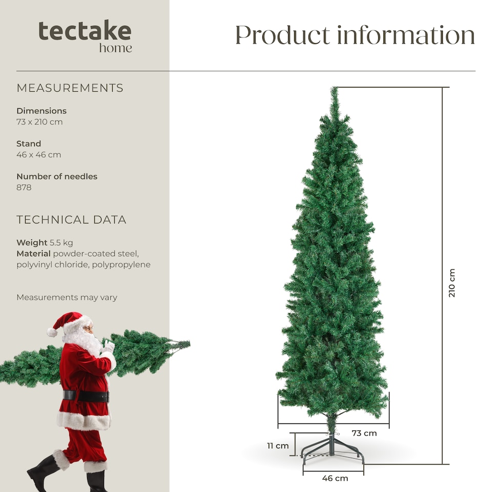 image 1 of Christmas Tree Comet - artificial Christmas tree in green with lifelike look | Green | green | 1