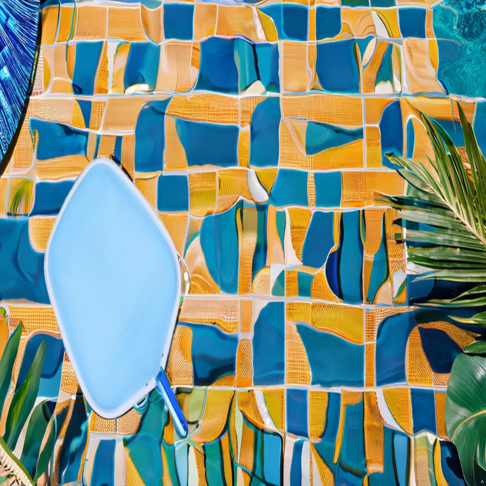 image 1 of Deep Blue Pro Aluminum Shallow Water Leaf Net