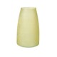 image 2 of Recycled Cloudy Frosted Glass Flower Vase - Citrus Yellow - H26 x W17cm
