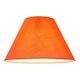 image 2 of 12" Vibrant Orange Cotton Coolie Lampshade Suitable for Table Lamp or Pendant | Orange | Orange | 1