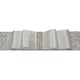 image 5 of FURNISHED Blackout Roller Blind with White Glitter Trim and White Bow Trimmable Window Shade | White | White | (W) 105cm x (L) 165cm