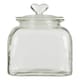 image 1 of Interiors by Premier Medium Storage Jar, Glass Canister with Heart-Shaped Lid, Ideal for Storing Sweets, Spices