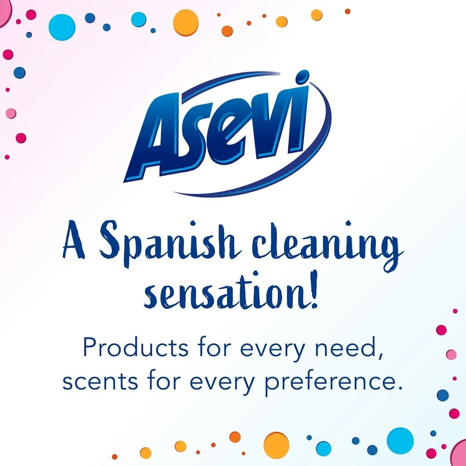 image 1 of Asevi Spanish Cleaning 4x1320ml Fabric Conditioner Sensations Dreams
