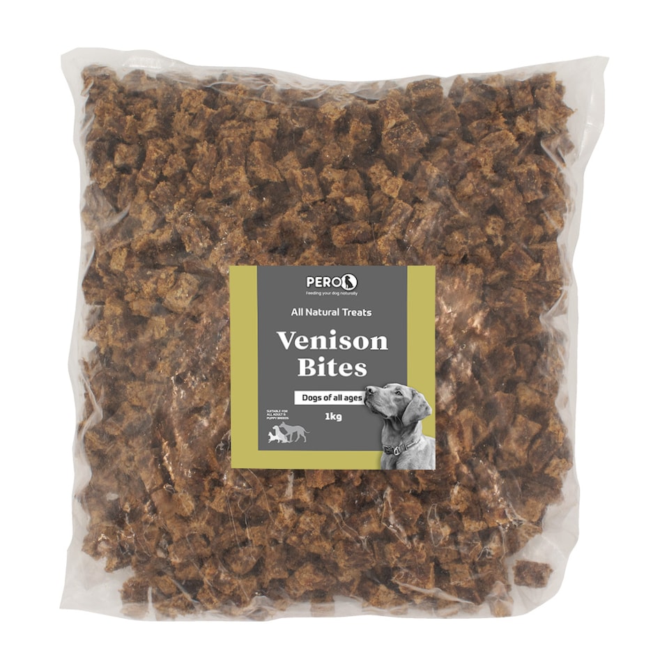 image 1 of Pero Natural Dog Treats - Venison Bites 1kg