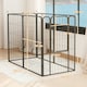 image 7 of PawHut Six-Panel Dog Playpen with Door, for Indoor, Outdoor, 100cm Tall