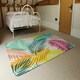 image 3 of Multi Coloured Tropical Leaves (Rug) Multi | XL: 160x230cm