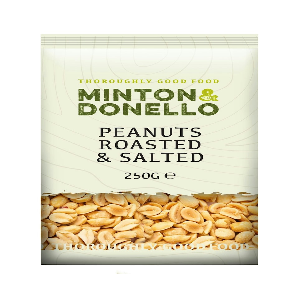 image 1 of Minton & Donello Roasted and Salted Peanuts 6 x 250g