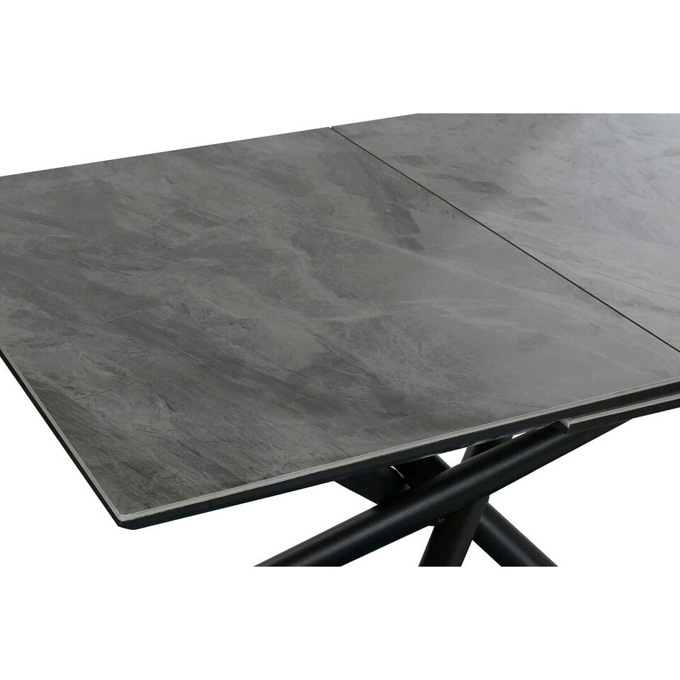 image 1 of Dining Table Home ESPRIT Black Grey Metal Ceramic 160 x 90 x 76 cm N/A