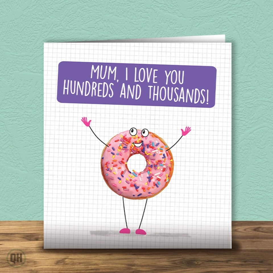 image 1 of Mum, I Love You Hundred & Thousands! Greeting Card