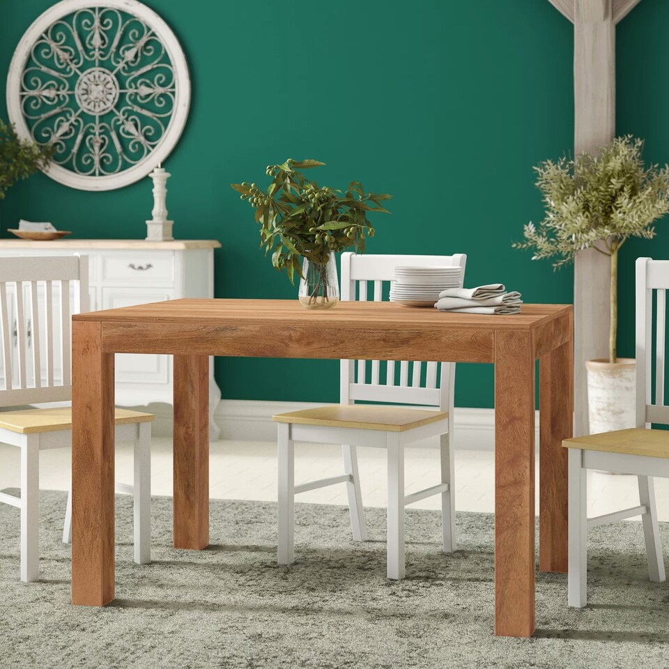 image 1 of Logan Light Mango Large Dining Table 6ft (180cm) Brown