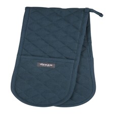 Love Colour Double Oven Gloves - Ink Blue