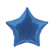 Unique Party Helium Star Foil Balloon - Royal Blue - One Size