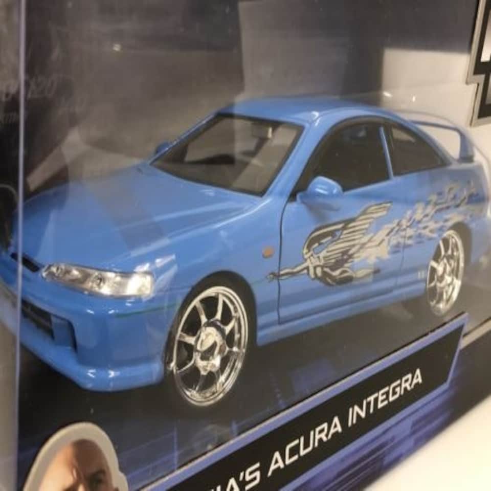 image 1 of Fast and Furious Mias Acura Integra Type R Blue 1:24 Scale Jada 30739