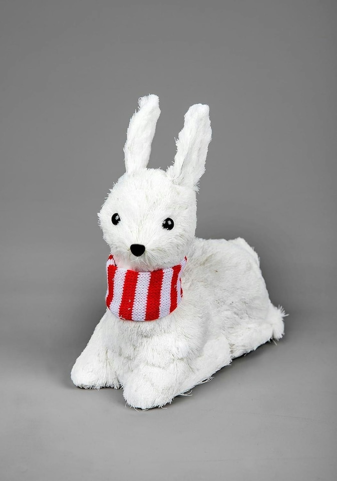 image 1 of 20cm Snow Lying Deer -Decorative Free Standing Figurine